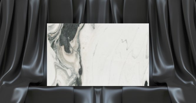 ink style marble natural stone