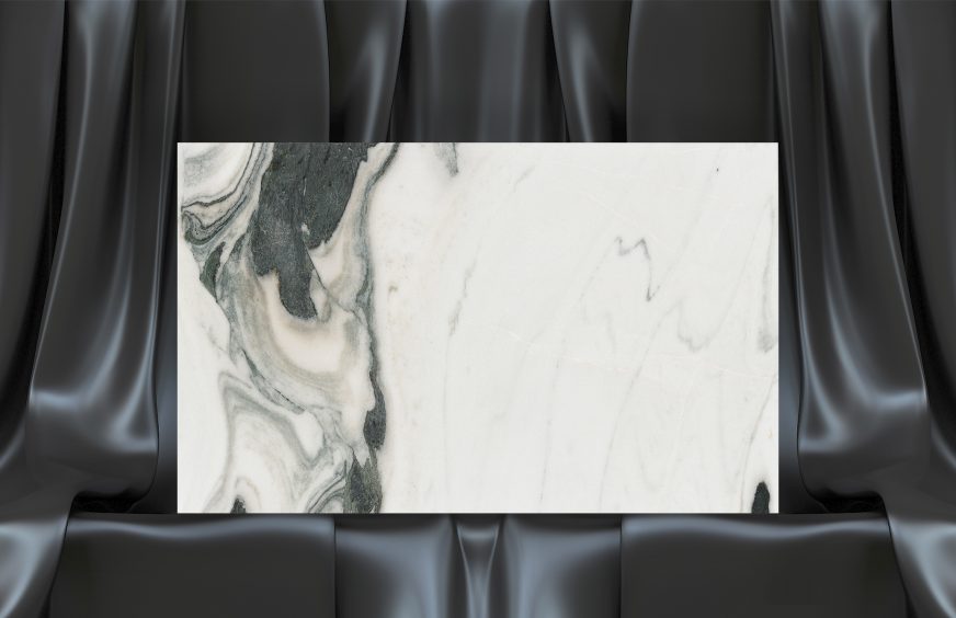 ink style marble natural stone